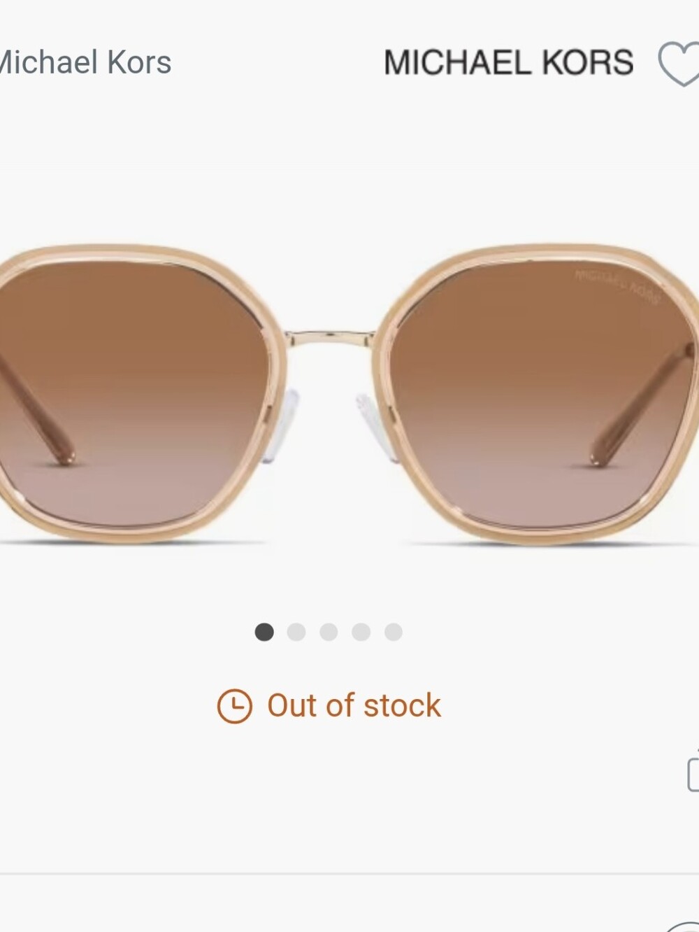 Michael Kors Sunglasses Brown Gradient Lenses